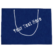 偽物のブルージーンズ ギフトバッグ カスタムテキスト付き (裏面)