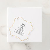 偽物の金フレーム、DIYカスタムおしゃれなスクエアギフトタグ フェイバータグ (インサイチュ)