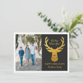 偽物の金箔のトナカイ　オーディアの写真 シーズンカード (スタンド正面)