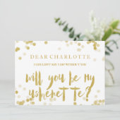 偽物の金色の紙吹雪 あなたは私の案内係になってくれる？ 招待状 (スタンド正面)