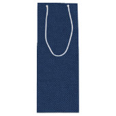 偽物の青いデニム ギフトバッグ (正面)