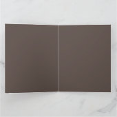 偽物の麻の葉の格子模様 デザイン - カントリー タウペ セット カード (内部)