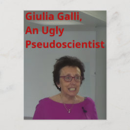 偽科学者のGall発表 案内ポストカード