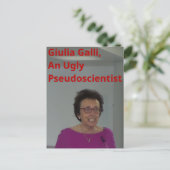 偽科学者のGall発表 案内ポストカード (スタンド正面)