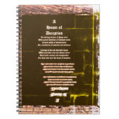 偽装家ポスター ノートブック (正面)