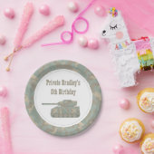 偽装軍隊戦車軍誕生会 ペーパープレート (パーティー)