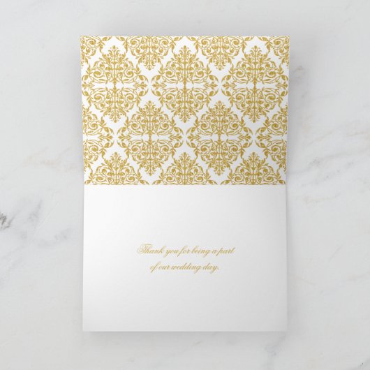 偽金の装飾 ダマスク 感謝 (内部)