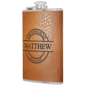 偽革ビニールラッピング フラスク (左)