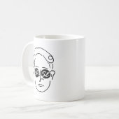 偽 コーヒーマグカップ (正面左)