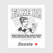 偽ID：未成年の大学ハワイアン シール (シート)