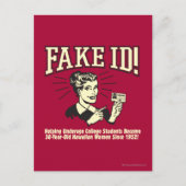 偽ID:未成年の大学ハワイアン ポストカード (正面)