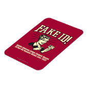 偽ID:未成年の大学ハワイアン マグネット (左側)