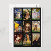 傑作のゴールデンレトリーバー ポストカード (正面/裏面)