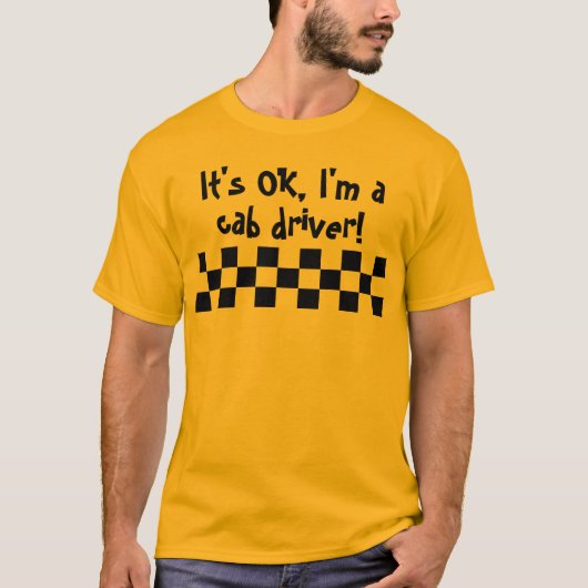 傑作のタクシー運転手 Tシャツ (正面)