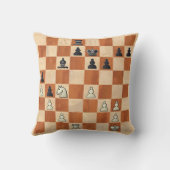 傑作のチェス クッション (裏面)