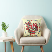 傑作のハンガリーの花および鳥の刺繍 クッション (椅子)