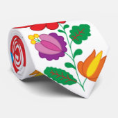 傑作のハンガリーの花の刺繍 ネクタイ (ロール)