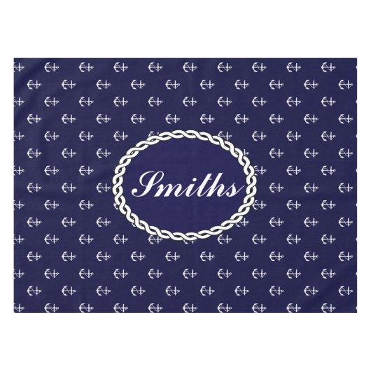 傑作の優雅ないかりの航海のなカスタム テーブルクロス (正面(横))