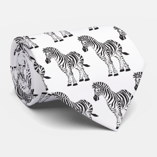傑作の可変性のシマウマ ネクタイ (ロール)