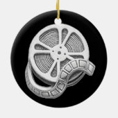 傑作の銀製のフィルム巻き枠 セラミックオーナメント (裏面)