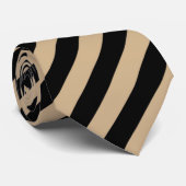 傑作タンおよび黒 ネクタイ (ロール)