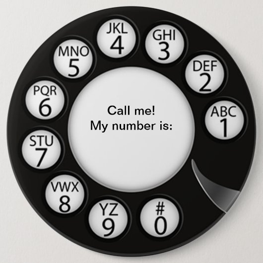 傑作呼出し人! 缶バッジ (正面)