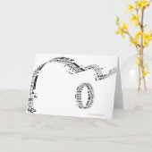 傑作7 カード (黄色い花)