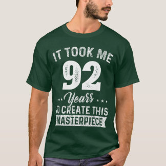 傑作 92歳の誕生日 92年 私にかかった Tシャツ