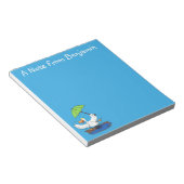 傘おもしろい踊り漫画 ノートパッド (アングル)