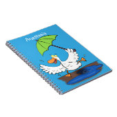 傘おもしろい踊り漫画 ノートブック (右側)