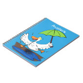 傘おもしろい踊り漫画 ノートブック (左側)