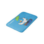 傘おもしろい踊り漫画 バスマット (アングル)