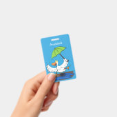 傘おもしろい踊り漫画 バッジ (Handheld)