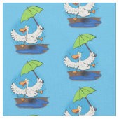 傘おもしろい踊り漫画 ファブリック (クローズアップ)