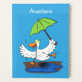 傘おもしろい踊り漫画 プランナー手帳 (裏面)