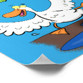 傘おもしろい踊り漫画 ポスター (角)