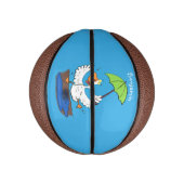 傘おもしろい踊り漫画 ミニバスケットボール (縦)