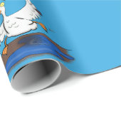 傘おもしろい踊り漫画 ラッピングペーパー (ロールコーナー)