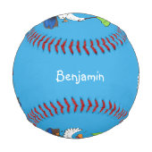 傘おもしろい踊り漫画 野球ボール (裏面)