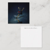 傘お化け傘日本の幽霊雨の日 ノートカード (正面/裏面)