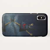 傘お化け傘日本の幽霊雨の日 Case-Mate iPhoneケース (裏面(横))