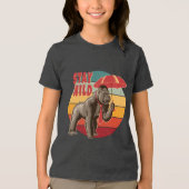 傘つきゴリラ トライブレンドＴシャツ (正面)