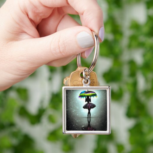 傘つきシャドー・バレリーナ キーホルダー (手)