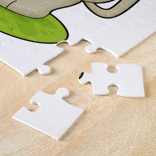 傘つき猫 ジグソーパズル (側面)