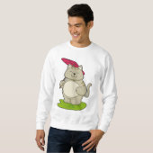 傘つき猫 スウェットシャツ (正面フル)