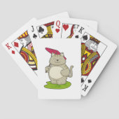 傘つき猫 トランプ (裏面)