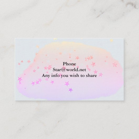 傘つき猫 名刺 (裏面)