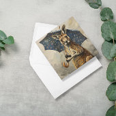 傘でカンガルー、カスタマイズ可能 招待状