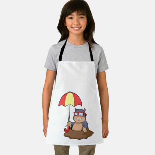 傘でモグラ エプロン (インサイチュ)