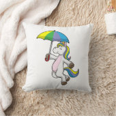 傘でユニコーン クッション (ブランケット)